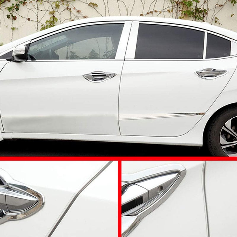 ESUPPORT 16ft 5M U Shape Car Door Moulding Rubber Scratch Protector Strip Edge Guard Trim Seal Transparent - Image 2
